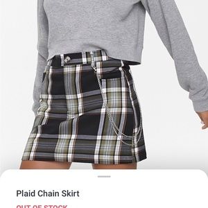 Forever 21 Plaid Skirt, Chain not included!